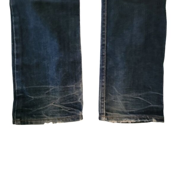 Bullhead Dillon Skinny Jeans Womens Size 26 X 28 Dark Wash Mid Rise Denim Pants - Picture 4 of 7